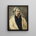 Antoine Dominique Sauveur Aubert born 1817 the Artist's Uncle - Paul Cézanne — framed artwork on a wall