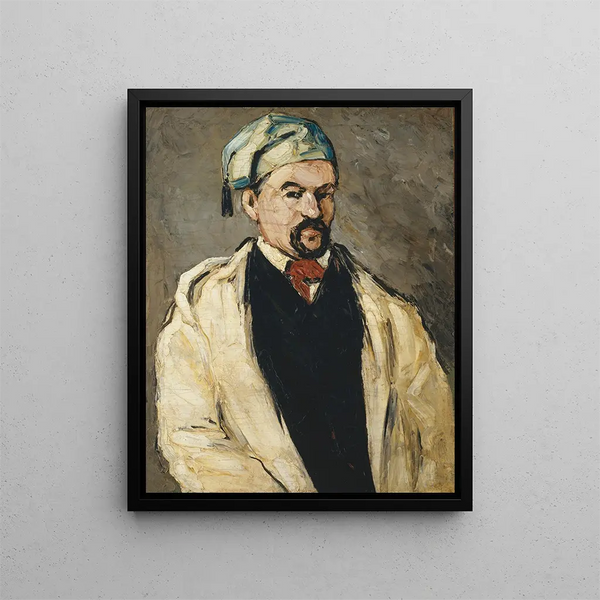 Antoine Dominique Sauveur Aubert born 1817 the Artist's Uncle - Paul Cézanne — framed artwork on a wall