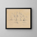 Trees among Rocks - Paul Cézanne — framed artwork on a wall