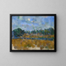 Banks of a River - Paul Cézanne — framed artwork on a wall