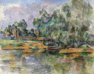 Bords de la Seine à Mantes - Paul Cézanne — artwork view