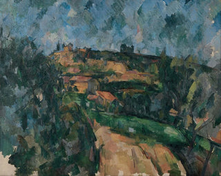 Virage de la route au sommet du chemin des Lauves - Paul Cézanne — artwork view