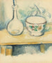 Carafe and Bowl - Paul Cézanne — artwork view
