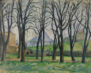 Chestnut Trees at Jas de Bouffan - Paul Cézanne — artwork view
