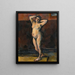 Nude Woman Standing - Paul Cézanne — framed artwork on a wall