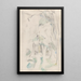 Path in the Woods - Paul Cézanne — framed artwork on a wall