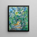 Sentier forestier du Mas Jolie au Château Noir - Paul Cézanne — framed artwork on a wall