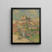 Gardanne - Paul Cézanne — framed artwork on a wall
