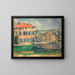 House in Aix - Paul Cézanne — framed artwork on a wall