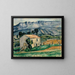 House in Provence - Paul Cézanne — framed artwork on a wall
