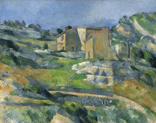 Maisons en Provence, la vallée des Riaux près de L'Estaque - Paul Cézanne — artwork view