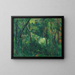 Interior of a Forest - Paul Cézanne — framed artwork on a wall
