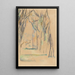 L'Allée des marronniers au Jas de Bouffan - Paul Cézanne — framed artwork on a wall