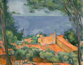 L'Estaque with Red Roofs - Paul Cézanne — artwork view