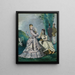 La Conversation - Paul Cézanne — framed artwork on a wall