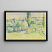 La côte du Jallais, Pontoise - Paul Cézanne — framed artwork on a wall