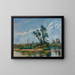La Rivière - Paul Cézanne — framed artwork on a wall
