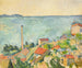 The sea at L'Estaque - Paul Cézanne — artwork view