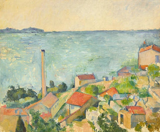 The sea at L'Estaque - Paul Cézanne — artwork view