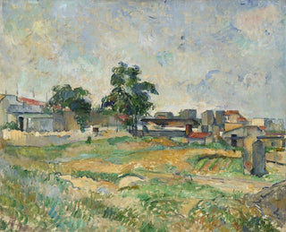 Landscape near Paris - Paul Cézanne — artwork view