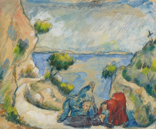 The Murder in the Ravine - Paul Cézanne — artwork view