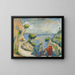 The Murder in the Ravine - Paul Cézanne — framed artwork on a wall