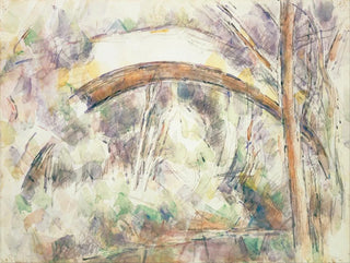 The Bridge of the Three Sautets - Paul Cézanne — artwork view