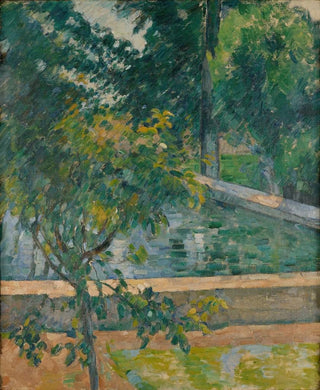 Paul Czanne - Le bassin du Jas de Bouffan The Pool at Jas de Bouffan.webp