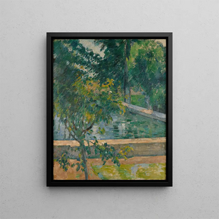 Paul Czanne - Le bassin du Jas de Bouffan The Pool at Jas de Bouffan.webp