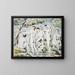 Les Baigneurs - Paul Cézanne — framed artwork on a wall