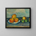 Les pommes - Paul Cézanne — framed artwork on a wall
