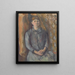 Madame Cézanne - Paul Cézanne — framed artwork on a wall