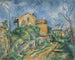Maison Maria with view of the Château Noir - Paul Cézanne — artwork view