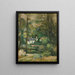 Maisons au Chou, Pontoise - Paul Cézanne — framed artwork on a wall