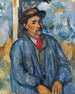 Man in Blue Smock - Paul Cézanne — artwork view