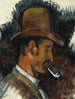 Man with a Pipe - Paul Cézanne — artwork view