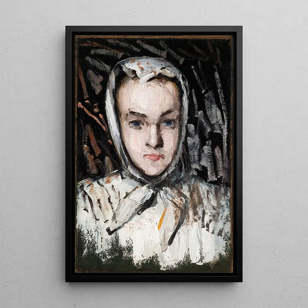 Marie Cézanne, the artist's sister - Paul Cézanne — framed artwork on a wall