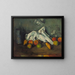 Jug and Apples - Paul Cézanne — framed artwork on a wall