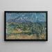 Mont Sainte-Victoire - Paul Cézanne — framed artwork on a wall