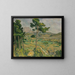 Mont Sainte-Victoire and the viaduct of the Arc river valley - Paul Cézanne — framed artwork on a wall
