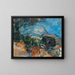 Mont Sainte-Victoire - Paul Cézanne — framed artwork on a wall