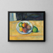 Peach and Pear Still Life - Paul Cézanne — framed artwork on a wall