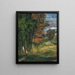 Landscape - Paul Cézanne — framed artwork on a wall