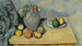 Pitcher and Fruits on a Table - Paul Cézanne — artwork view
