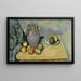 Pitcher and Fruits on a Table - Paul Cézanne — framed artwork on a wall