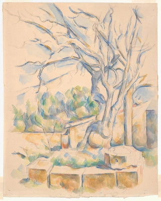Paul Czanne - Pistachio Tree at Chteau Noir.webp