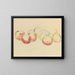 Apples and Pears - Paul Cézanne — framed artwork on a wall