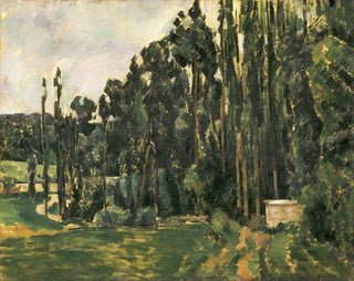 Les peupliers - Paul Cézanne — artwork view