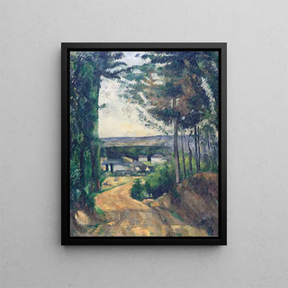 Paul Czanne - Road leading to the lake.webp