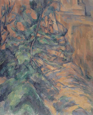 Paul Czanne - Rochers et branches Bibmus.webp